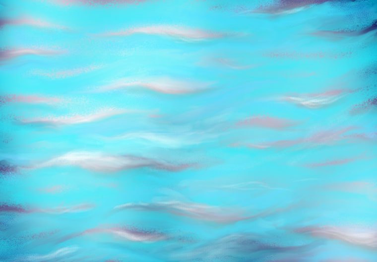 White sand, digital work by Aysel Prat