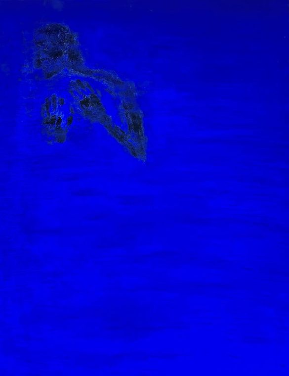 Fear, painting by Aysel Prat