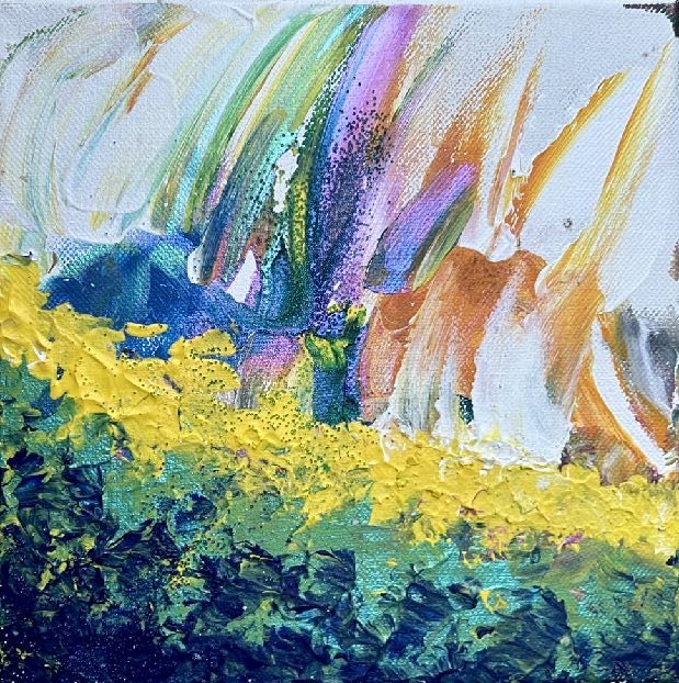 Joy, painting by Aysel Prat
