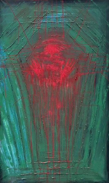 Routine, painting by Aysel Prat