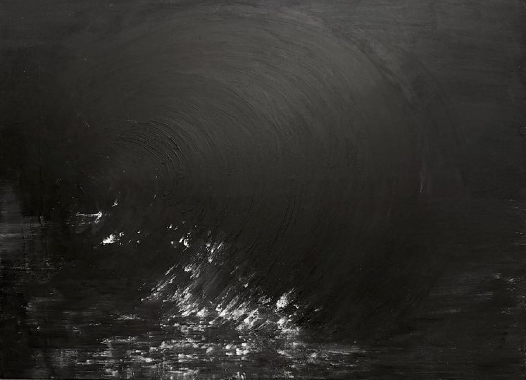 Storm, painting by Aysel Prat