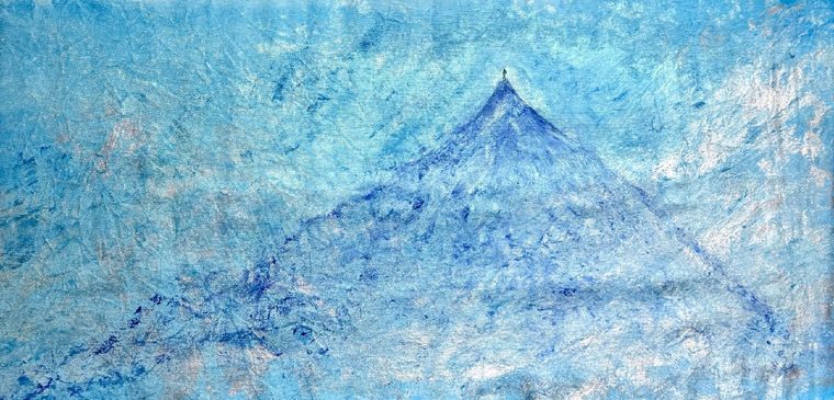 Up, painting by Aysel Prat